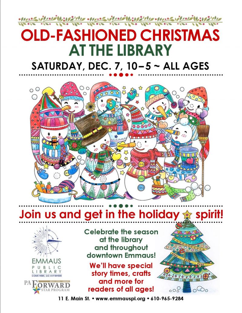 Dec. 6 & 7 Friends' Holiday Book Sale & OldFashioned Christmas