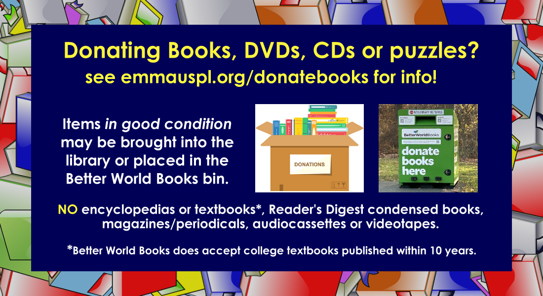 Emmaus Public Library Books, DVDs, eBooks, Audiobooks